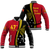 Papua New Guinea Independence Anniversary Polynesian Tribal Baseball Jacket - LT12 Unisex Black - Polynesian Pride
