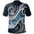 Vanuatu Polynesian Polo Shirt Ocean Style Unisex Blue - Polynesian Pride