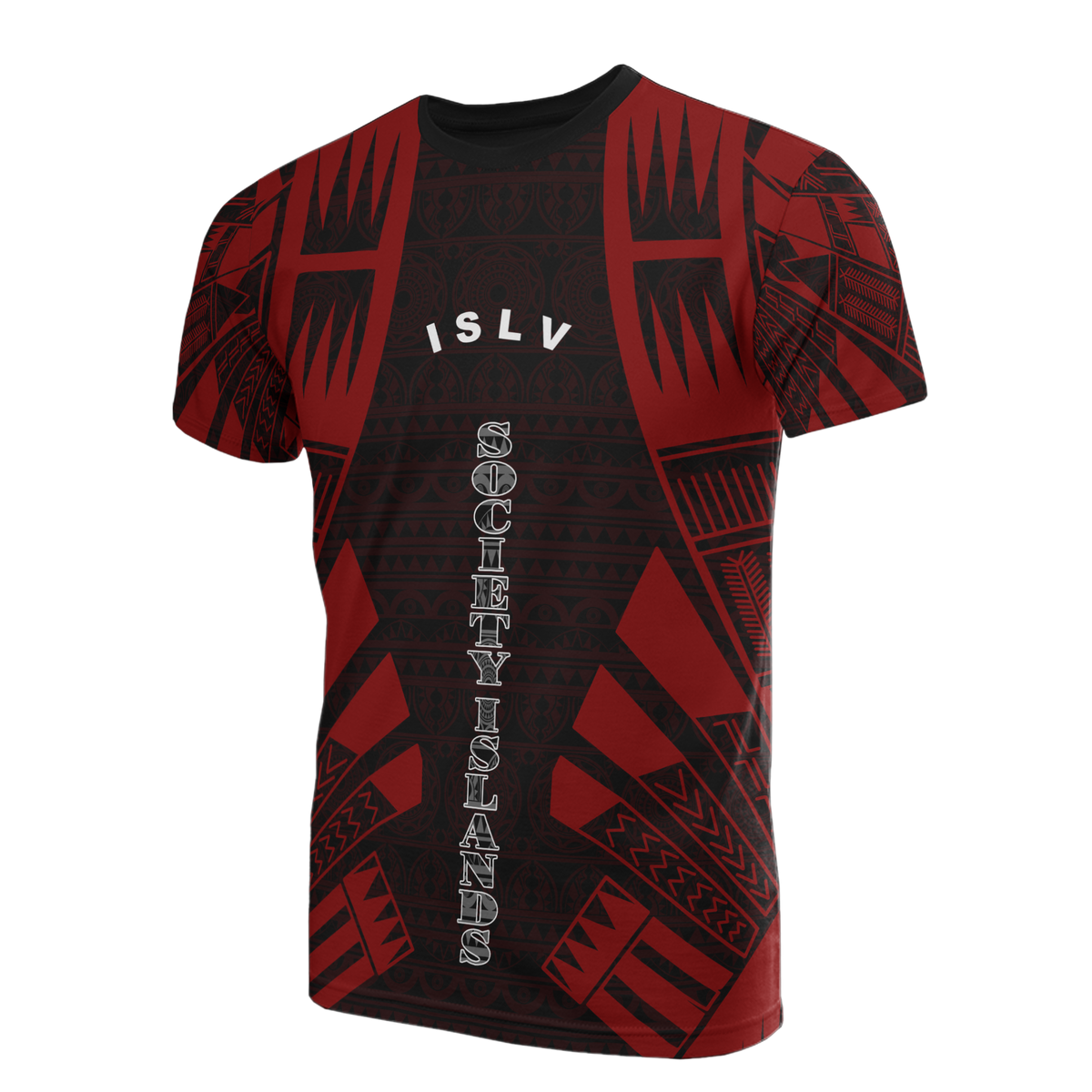 Society Islands T Shirt Society Islands Flag Polynesian Tattoo Red Style Unisex Red - Polynesian Pride