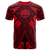 FSM T Shirt Red Seal with Polynesian Tattoo Unisex Red - Polynesian Pride