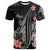 Cook Islands Personalised Custom T-Shirt - Polynesian Hibiscus Pattern Style