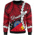 Papua New Guinea Sandaun Province Polynesian Sweater - Tribal Wave Tattoo Unisex Red - Polynesian Pride