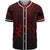 Niue Baseball Shirt - Red Color Cross Style Unisex Red - Polynesian Pride