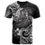 Tahiti T Shirt White Shark Polynesian Tattoo Unisex White - Polynesian Pride