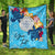 Palau Custom Personalised Premium Quilt - Tropical Style Blue - Polynesian Pride