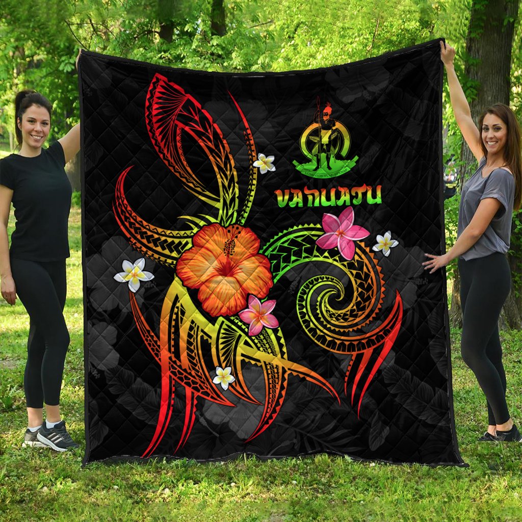 Vanuatu Polynesian Premium Quilt - Legend of Vanuatu (Reggae) - Polynesian Pride