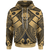 FSM Hoodie Gold Seal with Polynesian Tattoo Unisex Gold - Polynesian Pride