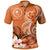 Chuuk Polo Shirt Chuuk Spirit Unisex Orange - Polynesian Pride