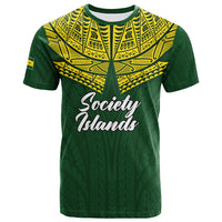 Society Islands Pride T Shirt LT12 Unisex Green - Polynesian Pride
