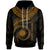 Marshall Islands Polynesian Hoodie Marshall Islands Waves (Golden) Unisex Golden - Polynesian Pride