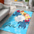 Palau Area Rug - Tropical Style Blue - Polynesian Pride