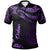 Palau Polo Shirt Polynesian Tattoo Purple Version Unisex Purple - Polynesian Pride