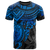 Pohnpei T Shirt Pohnpei FLag Blue Turtle Hibiscus Unisex Blue - Polynesian Pride