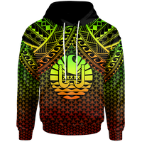 Polynesian Tahiti Hoodie Reggae Vintage Polynesian Patterns Unisex Reggae - Polynesian Pride