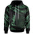 Palau Hoodie Polynesian Tattoo Green Version Unisex Green - Polynesian Pride