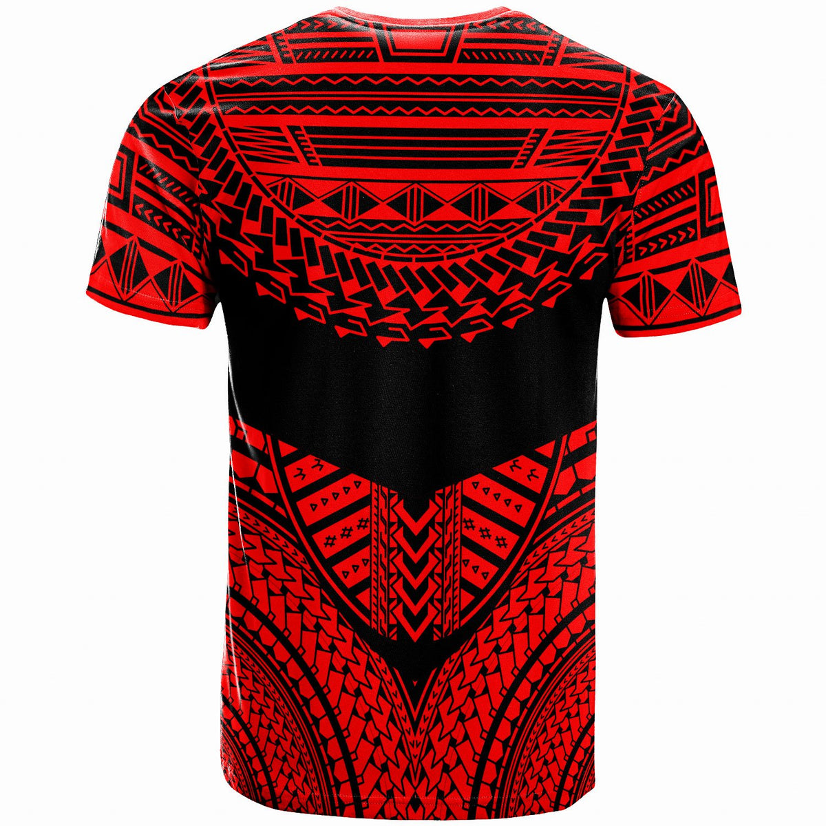 Nauru Custom T Shirt Tribal Pattern Cool Style Red Color - Polynesian Pride
