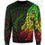 Kiribati Sweatshirt - Polynesian Pattern Style Reggae Color Unisex Reggae - Polynesian Pride