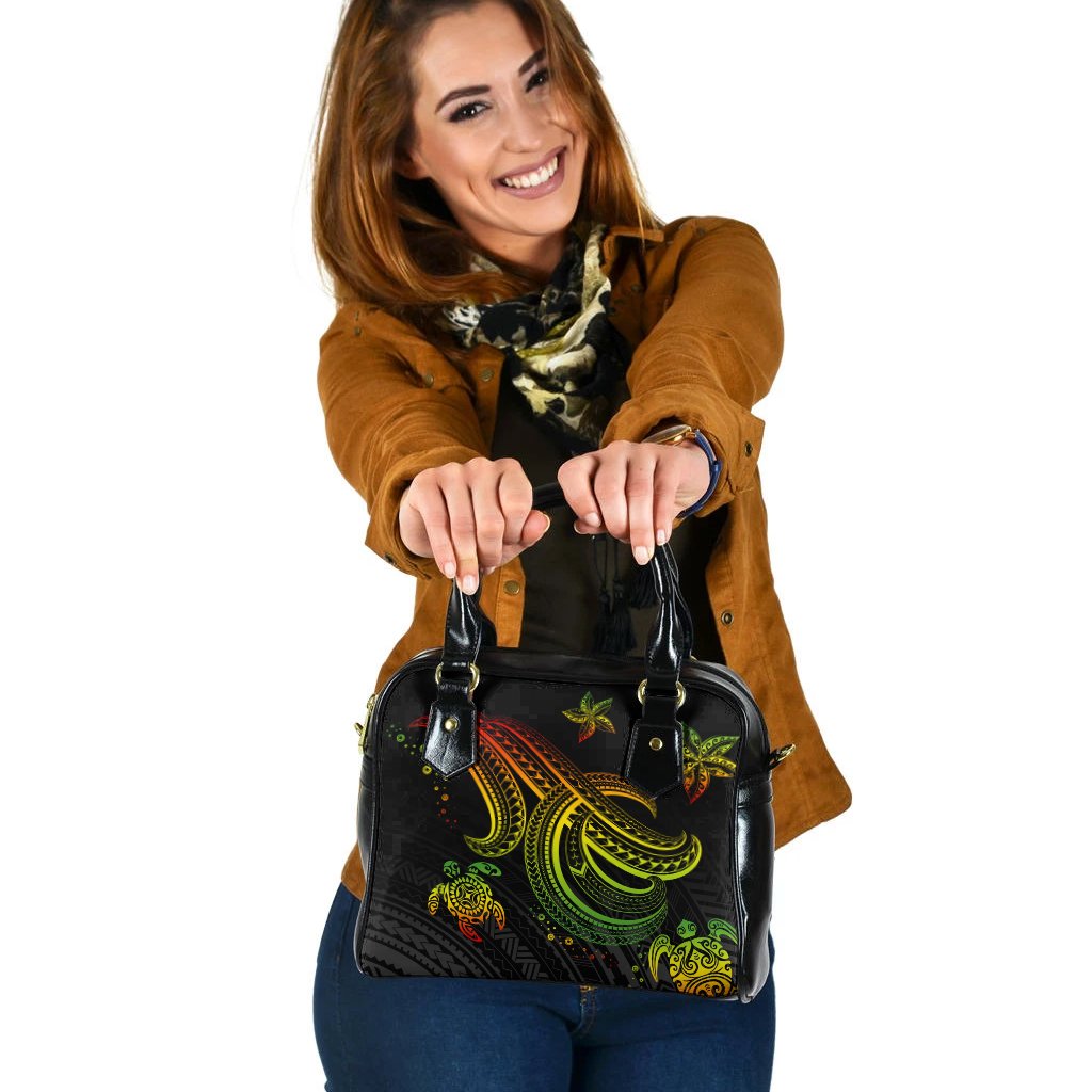 Polynesian Shoulder Handbag - Reggae Turtle One Size Reggae - Polynesian Pride