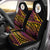 Niue Car Seat Cover - Special Polynesian Ornaments Universal Fit Black - Polynesian Pride