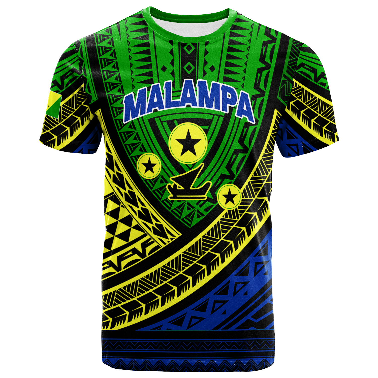 Custom Vanuatu Malampa Province Tribal Pattern T Shirt LT12 Unisex Green - Polynesian Pride