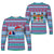 Fiji Christmas Long Sleeve Shirt - Ugly Christmas - LT12 Unisex Blue - Polynesian Pride