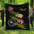 Chuuk Polynesian Quilt - Plumeria Tribal Black - Polynesian Pride