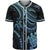 Polynesian Custom Personalised Baseball Shirt - Blue Turtle Unisex Blue - Polynesian Pride