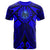 Tahiti T Shirt Blue Seal with Polynesian Tattoo Unisex Blue - Polynesian Pride