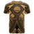 Fsm Custom T Shirt Gold Seal with Polynesian Tattoo Unisex Art - Polynesian Pride