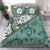 Niue Bedding Set - Leaves And Turtles Green - Polynesian Pride