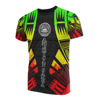 American Samoa T Shirt American Samoan Seal Polynesian Tattoo Reggae Style Unisex Reggae - Polynesian Pride