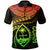 Guam Polynesian Polo Shirt Guam Waves (Reggae) Unisex Reggae - Polynesian Pride