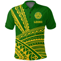 Leone High School Pride Polo Shirt LT12 Unisex Green - Polynesian Pride