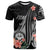 Federated States of Micronesia T-Shirt - Polynesian Hibiscus Pattern Style