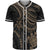 Polynesian Custom Personalised Baseball Shirt - Gold Turtle Unisex Gold - Polynesian Pride