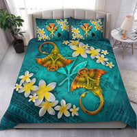 Hawaii Polynesian Bedding Set - Manta Ray Ocean - Polynesian Pride