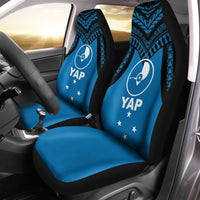 Micronesia Yap - Proud Yapese Car Seat Covers - LT12 Universal Fit Blue - Polynesian Pride