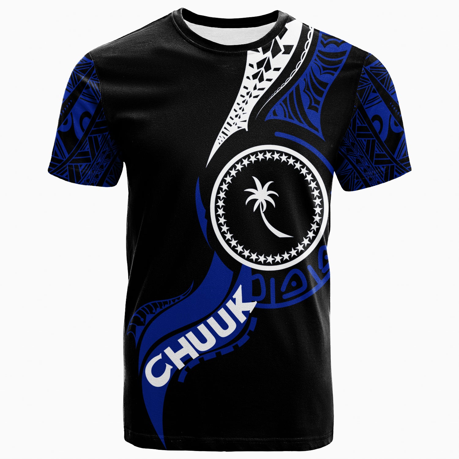 Chuuk T Shirt Micronesia Pride LT12 Unisex Blue - Polynesian Pride