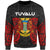 Tuvalu Polynesian Sweater - Spirit Style Unisex Black - Polynesian Pride