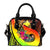 Papua New Guinea Shoulder Handbag - Polynesian Hook And Hibiscus (Raggae) - Polynesian Pride
