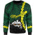 Papua New Guinea Morobe Province Polynesian Sweater - Tribal Wave Tattoo Unisex Blue - Polynesian Pride
