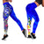 Tonga Legging - Turtle Plumeria (BLUE) Blue - Polynesian Pride