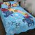 Chuuk Custom Personalised Quilt Bed Set - Tropical Style Blue - Polynesian Pride