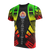 Tahiti T Shirt Tahiti Flag Polynesian Tattoo Reggae Style Unisex Reggae - Polynesian Pride