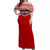 Tonga Off Shoulder Long Dress - Tongan Pride - LT12 Long Dress Red - Polynesian Pride