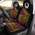 Pohnpei Car Seat Cover - Special Polynesian Ornaments Universal Fit Black - Polynesian Pride
