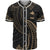 Papua New Guinea Polynesian Baseball Shirt - Gold Tribal Wave Unisex Gold - Polynesian Pride