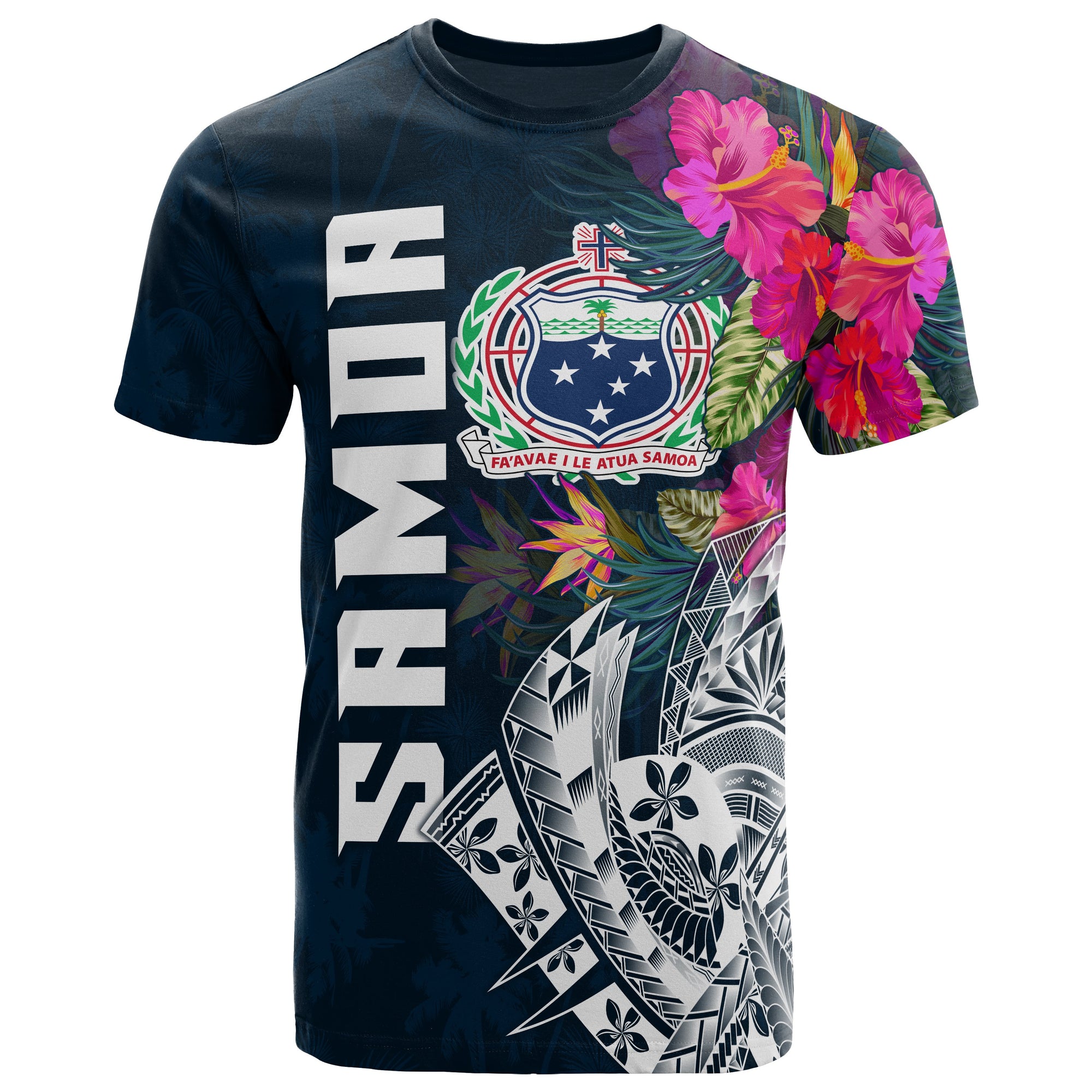 Samoa T Shirt Samoan Summer Vibes Unisex Blue - Polynesian Pride