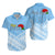 (Custom Personalised) Fiji Suva Rugby Hawaiian Shirt - Tapa Pattern - LT12 Unisex Blue - Polynesian Pride
