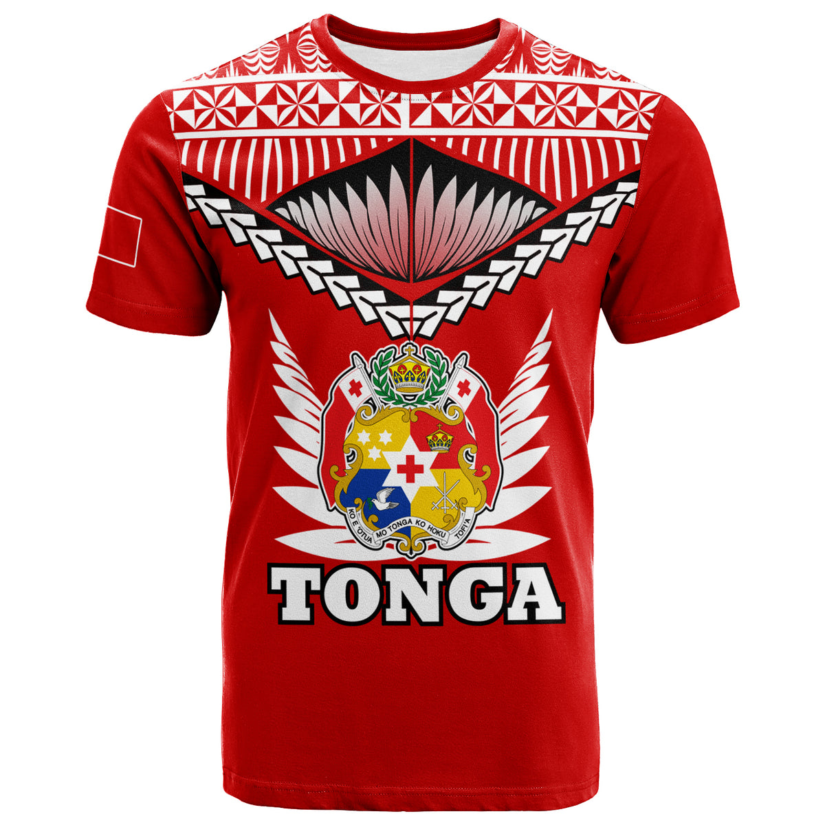 Tonga T Shirt Tongan Pride LT12 Unisex Red - Polynesian Pride